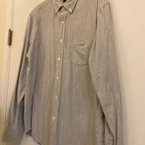J. Crew Soft Gray Button-Down Shirt